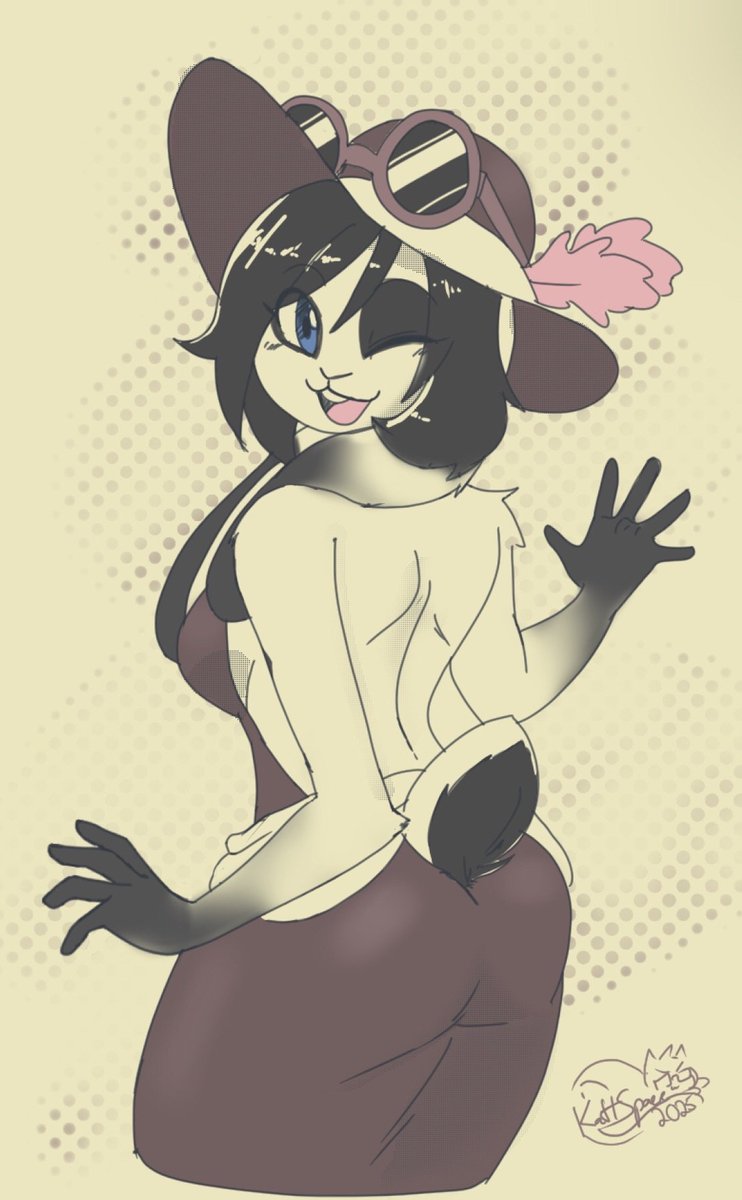 AltGeodon's tweet image. Avery enjoying her summer vacation!

Art for my friend @P4wSized from my fellow cat talented friend @KattwithGlasses