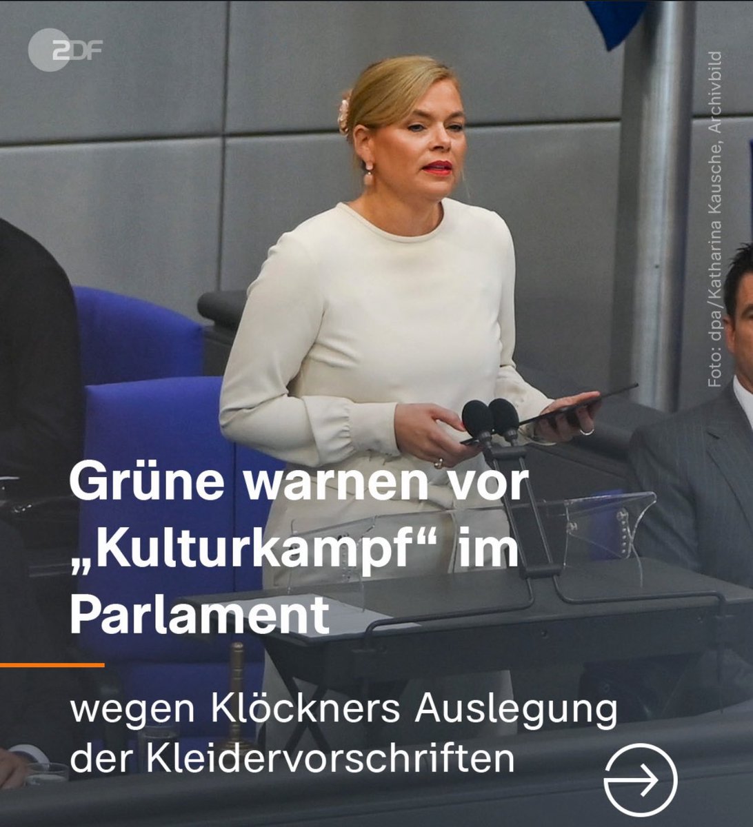Dennis_Hohloch's tweet image. Kulturkampf wegen Kleidung im Parlament, ist klar.
Parallelgesellschaften, islamische Masseneinwanderung oder perverse Wokeness spielen selbstverständlich keine Rolle. 🤡