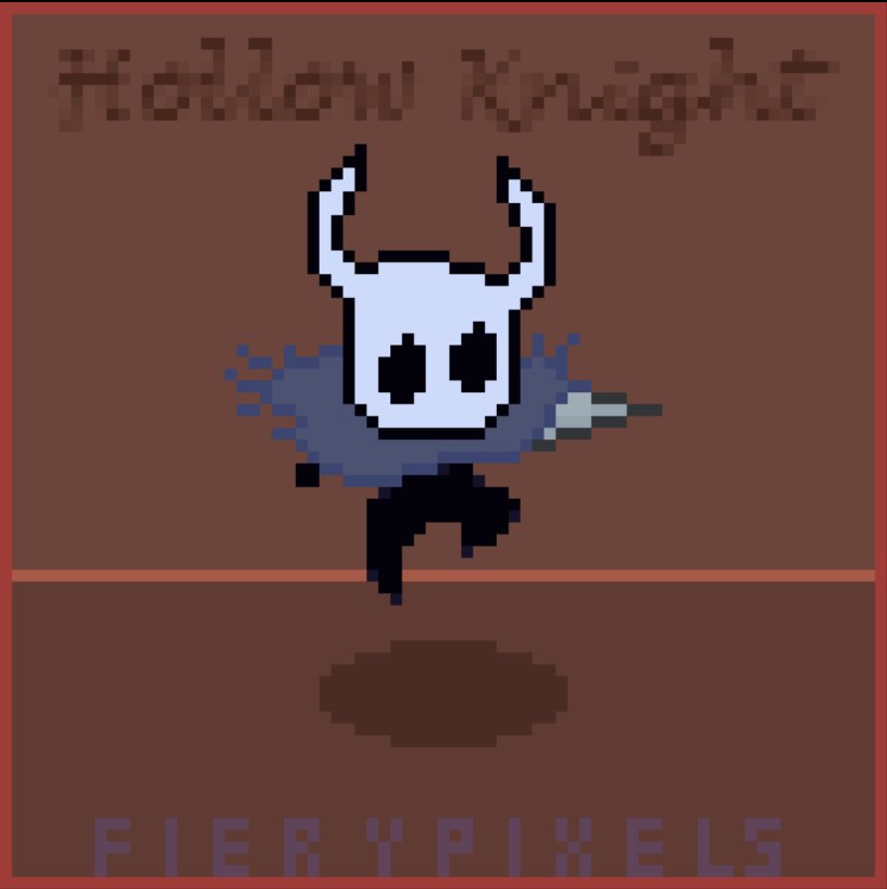 FieryPixelz's tweet image. Little Hollow Knight doodle :)