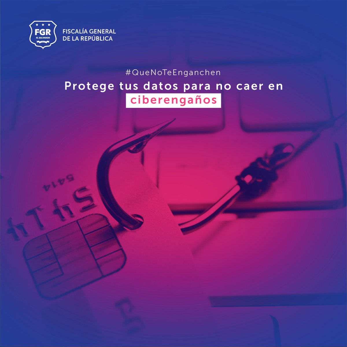 FGR_SV's tweet image. #QueNoTeEnganchen | Si NO tienes registrado el número en tus contactos evita hacer lo siguiente📲❌:
➡️Brindar información personal o de tus familiares🪪
➡️Acceder a links🔗
➡️Responder encuestas📊
➡️Reenviar información🔄
➡️Compartir números de cuentas💳
➡️Hacer…