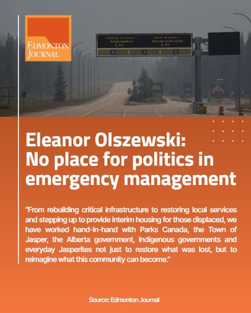 EleanorO_MP's tweet image. After one year of recovering and rebuilding, one thing is certain, Jasper stands strong!
edmontonjournal.com/opinion/column…