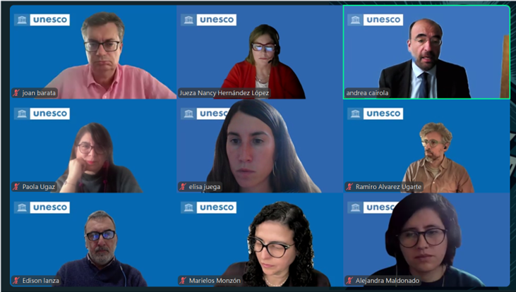 UNESCOmvdo's tweet image. 🔍 Hoy realizamos el Seminario “Amenazas legales a la libertad de expresión: Abordar el uso de demandas SLAPP y acusaciones financieras para silenciar a periodistas” que reunió a periodistas y personas expertas de toda América Latina.
El evento contó con la apertura de la Jueza…
