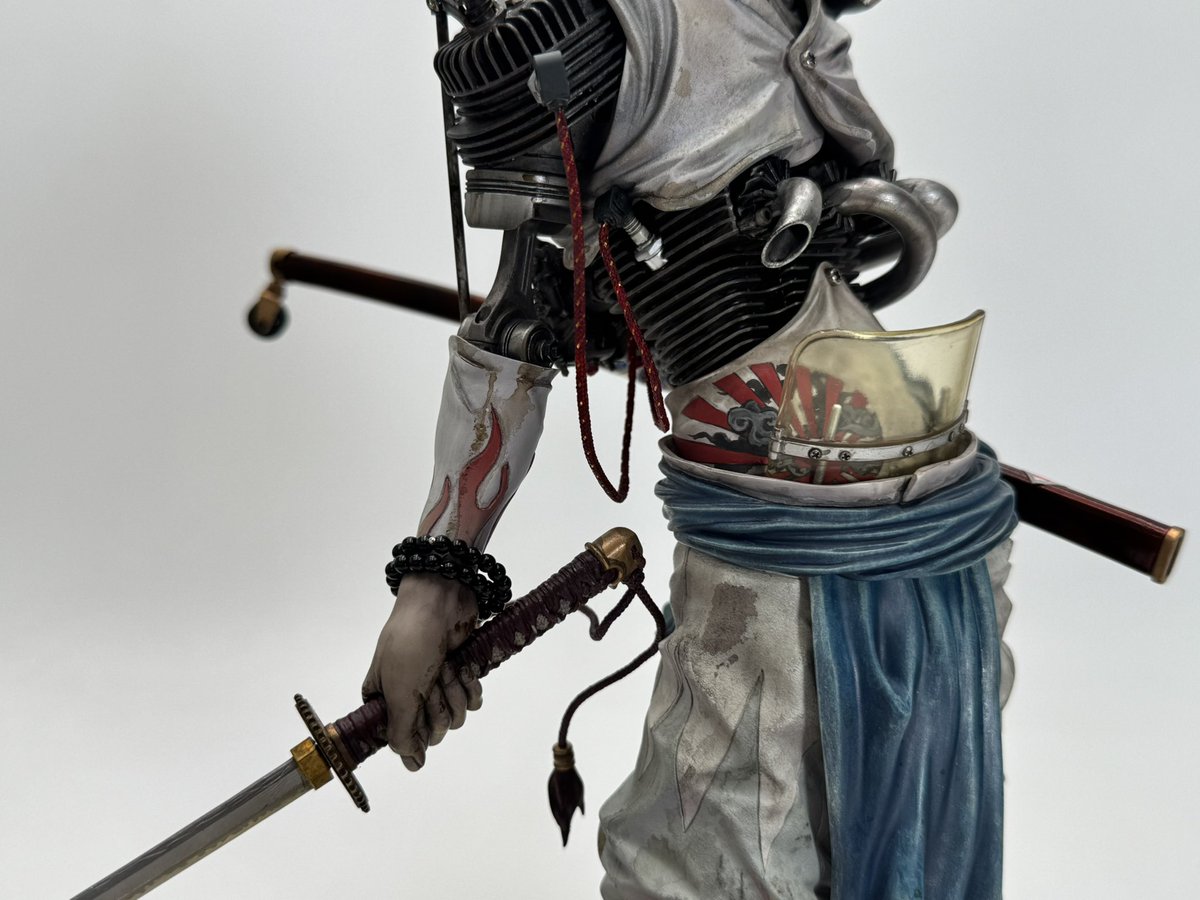 yamaguchi3153's tweet image. Study × PLAS : Asia Art Fair
明日、最終日
商業原型師のオリジナル作品
PROTO 1/1
バージョンアップ版は腹にスミを入れました。
KLAMP STUDIO彩色師改めてフィギュア彫師
速水君 @shiun.hayami
が入れてくれました。
旭日と紅葉と額。
@febgallerytokyo
#KLAMPSTUDIO
#原型師
#彩色師