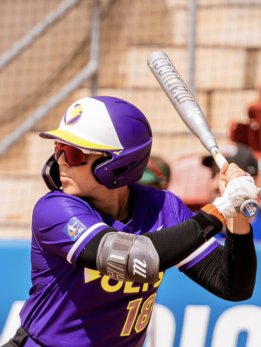 D1Softball's tweet image. Amanda Lorenz had her 𝐬𝐞𝐜𝐨𝐧𝐝 multi-HR game of the season this weekend against the Bandits.
Her 5 home runs are tied for third-most in the AUSL.
More from Week 5: d1softball.com/ausl-rewind-we…