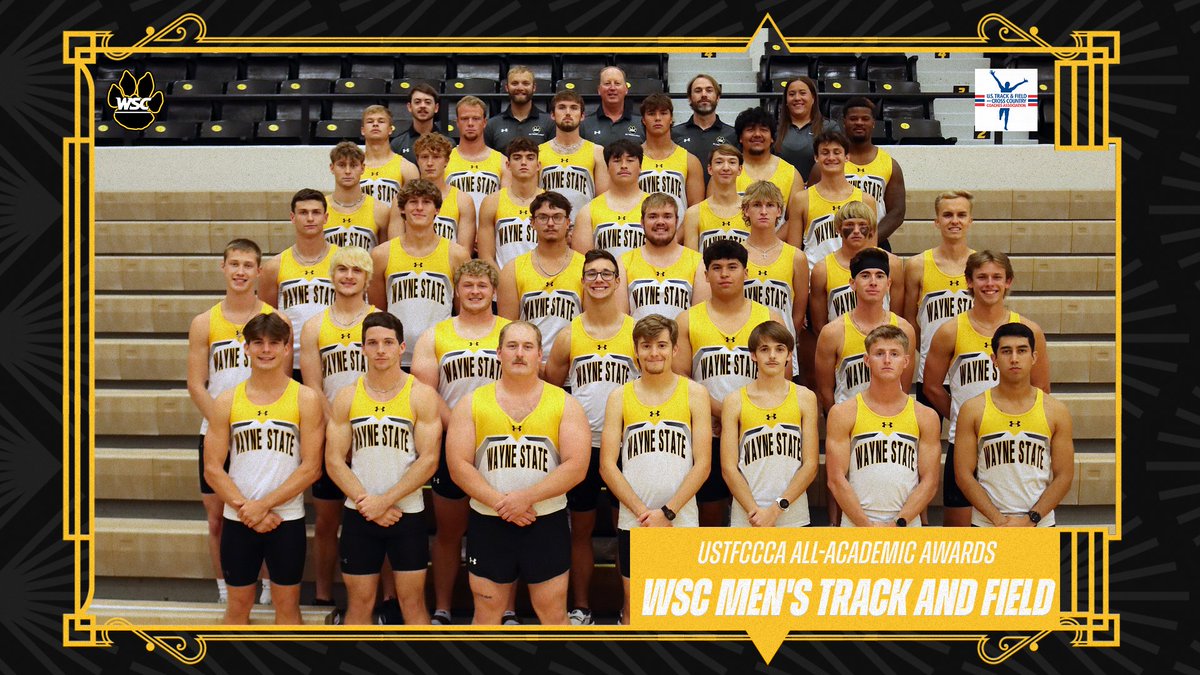 Wayne State Wildcats (@wscwildcats) on Twitter photo .<a href="/WSCXCTF/">Wayne State College Cross Country/Track & Field</a> men and six individuals receive #USTFCCCA All-Academic honors. #PlayforthePaw
wscwildcats.com/news/2025/7/22… .<a href="/WSCXCTF/">Wayne State College Cross Country/Track & Field</a> men and six individuals receive #USTFCCCA All-Academic honors. #PlayforthePaw
wscwildcats.com/news/2025/7/22…