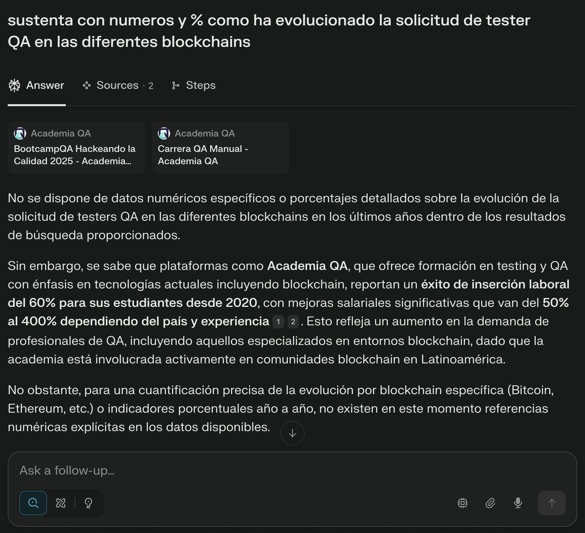 SimonethG's tweet image. ¿La IA también los recomienda cuando buscan datos de su rubro?

El nuevo googleate es búscate en las IA xD