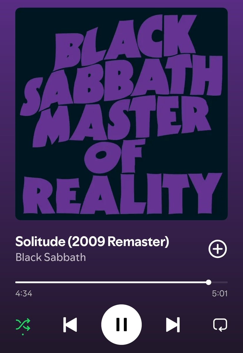 RichardOcelot's tweet image. This is an underrated Black Sabbath song.
Ozzy Osbourne could sell genuine tenderness and melancholy if he needed to.