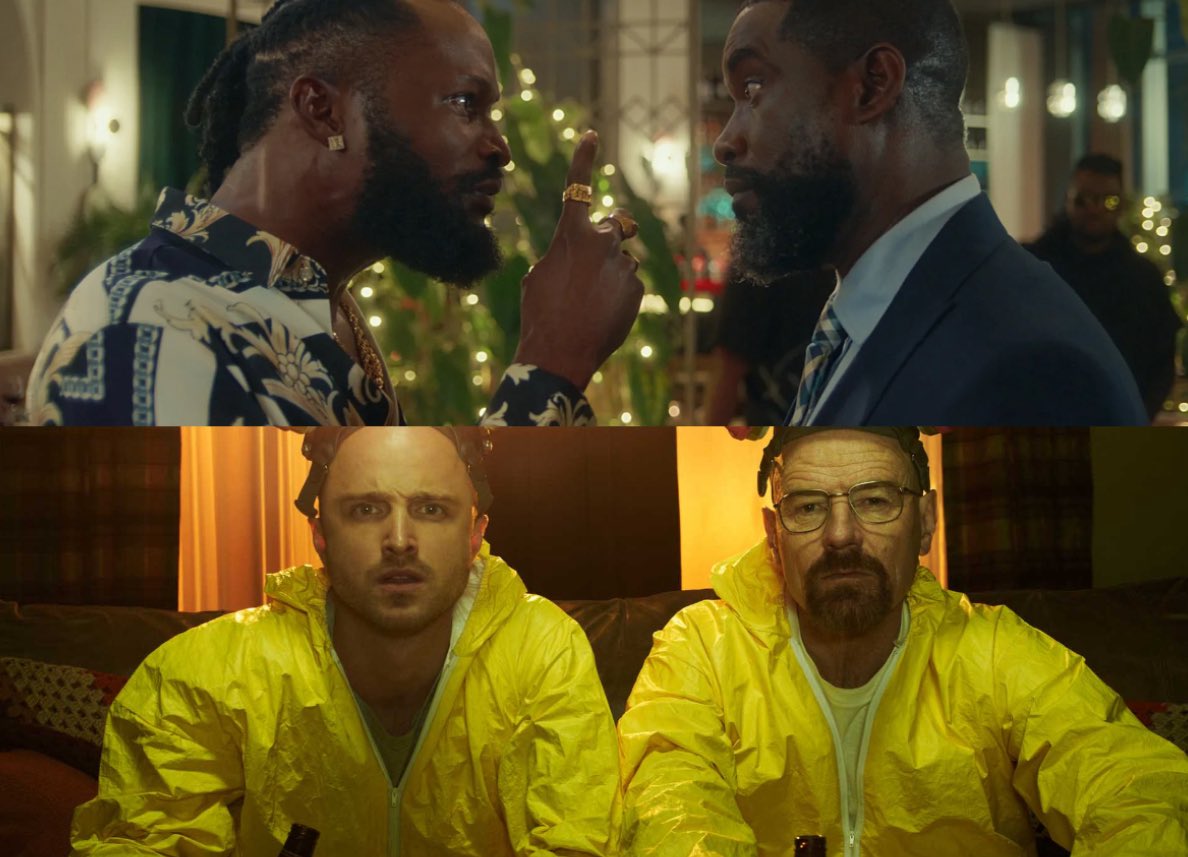 TroyJass's tweet photo. I think the screenwriter of “To Kill a Monkey” was inspired by “Breaking Bad”. True or False?
#tokillamonkey #breakingbad https://t.co/1zgBsuTs29
