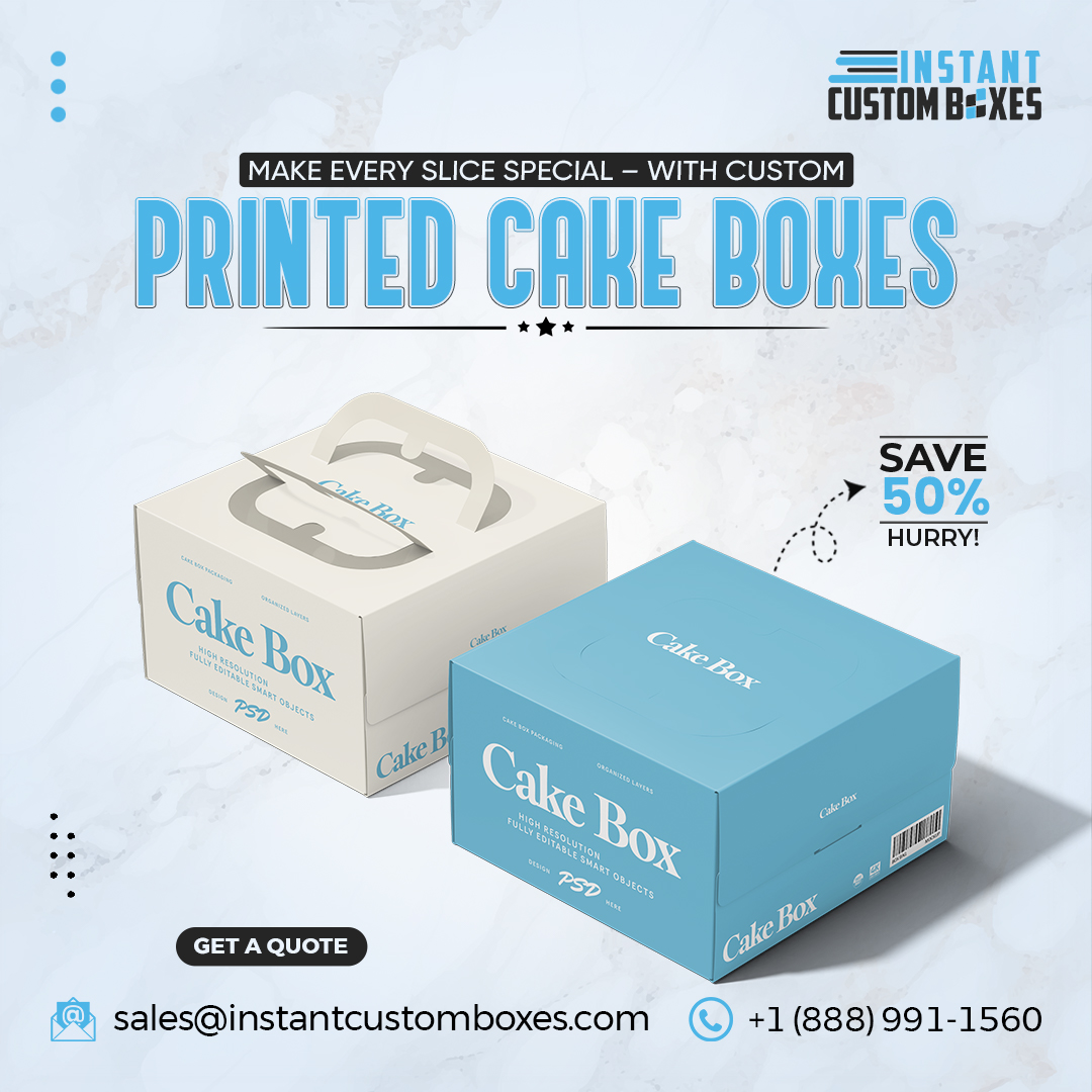 samson_oli51326's tweet image. 𝗠𝗮𝗸𝗲 𝗘𝘃𝗲𝗿𝘆 𝗦𝗹𝗶𝗰𝗲 𝗦𝗽𝗲𝗰𝗶𝗮𝗹 – 𝗪𝗶𝘁𝗵 𝗖𝘂𝘀𝘁𝗼𝗺 𝗣𝗿𝗶𝗻𝘁𝗲𝗱 𝗖𝗮𝗸𝗲 𝗕𝗼𝘅𝗲𝘀
More Info  : instantcustomboxes.com/custom-printed…
sales@instantcustomboxes.com  
+1 (888) 991-1560
#CustomCakeBoxes #BakingBusiness  #USA #PackagingDesign