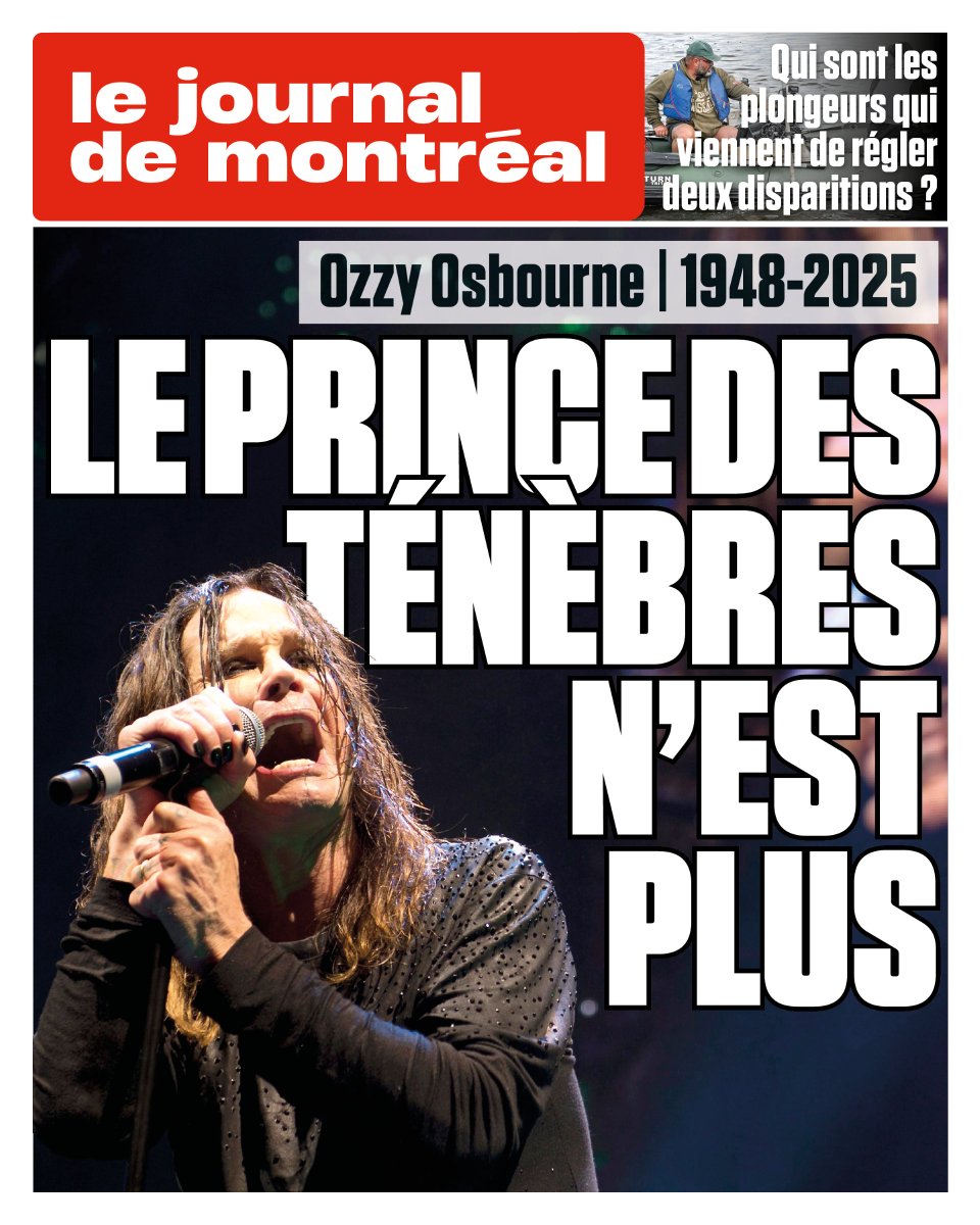 JdeMontreal's tweet image. Voici notre une du soir en ce 22 juillet 2025! Pour vous abonner à nos infolettres, c’est ici: journaldemontreal.com/infolettres