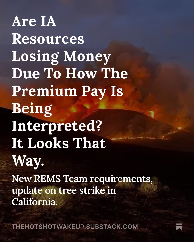 HotshotWake's tweet image. New Episode Out, On Today’s Show:
🔗👇
* The Guidance for implementing the Incident Response Premium Pay (IRPP) seems to differ from the intended execution of the law.
* “The 36-hour problem” is causing confusion on how this IRPP is being paid out for Initial Attack resources.…