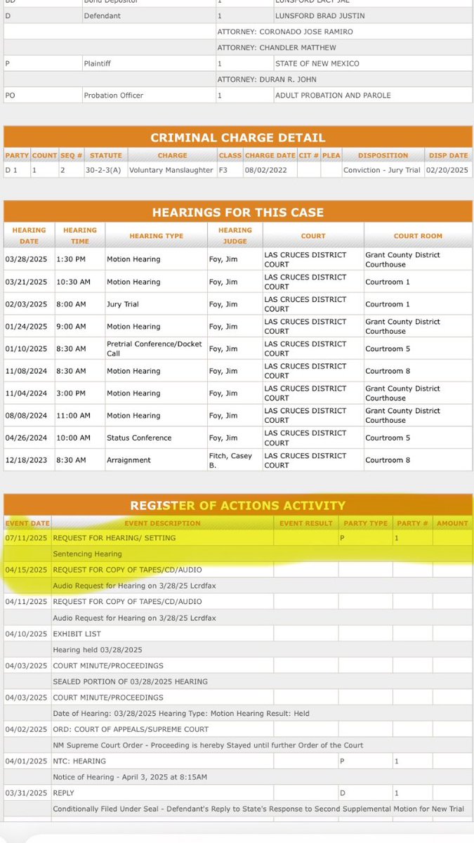 DesertMoonLace's tweet image. So while we are waiting on a hearing to be set for our last two motions, the NM Department of Injustice requests a sentencing hearing. (WTF!?)
Once again little John Duran from the AG’s office is trying to manipulate the justice system and avoid a law abiding officer from…