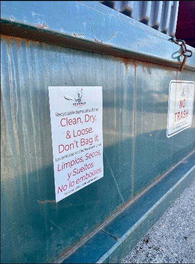 IndyDPW's tweet image. Due to illegal dumping, Indy DPW is closing the recycle site at the Kroger on County Line & Emerson Road, effective immediately. The two bins at this location will be moved to the Kroger at 8130 Southport Road and Garfield Park. A reminder, illegal dumping can result in a fine.