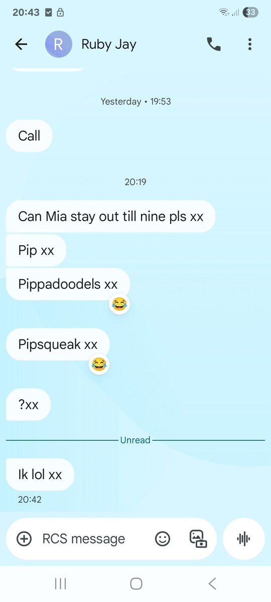 pipsy80's tweet image. My honoury child messaging me πππ (my daughters best mate may as well live here)
"Pippadoodels" ... they have my life these bloody children do! πππ