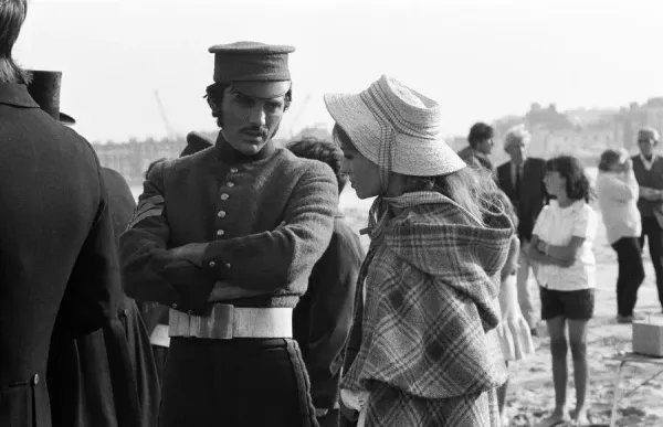 ClassicMovieHub's tweet image. Terence Stamp and Julie Christie on the set of Far From the Madding Crowd...