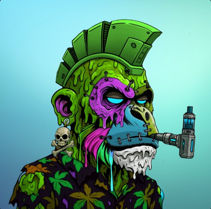 SavageAF87's tweet image. Minted 15 @mnk3ylabs  amazing smooth mint and great Art