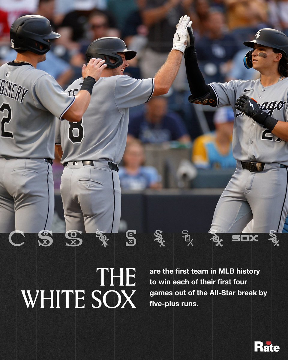 whitesox's tweet image. & a major-league leading 35 runs to begin the second half of the season