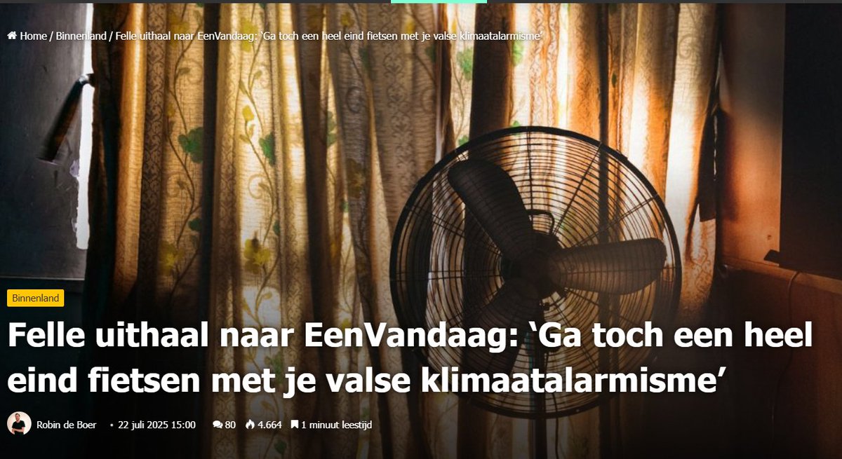 chrisenfran's tweet image. Klimaatverandering is niet alleen slecht voor de natuur, maar vormt ook een gezondheidsrisico voor mensen, beweert de Raad voor Volksgezondheid & Samenleving (RVS) in haar nieuwste rapport.
ninefornews.nl/felle-uithaal-…