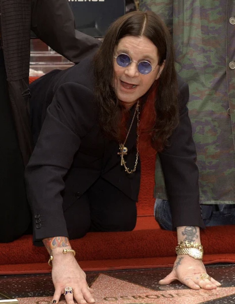 Memorial flowers for Walk of Famer Ozzy Osbourne will be placed on his  star today at 3 pm. at 6780 Hollywood Blvd. The Hollywood community extends its sympathy to the Osbourne family. 
Flowers placed by the Hollywood Chamber of Commerce &amp;  sponsored by Hollywood Historic Trust.