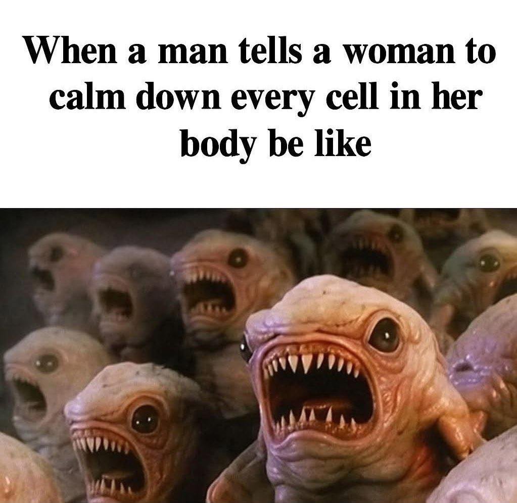 faith_0102's tweet image. Oh yeah !!! Come on ladies tell the truth…. Does this annoy the crap out of you when your husband tells you to calm down lmao 🤣