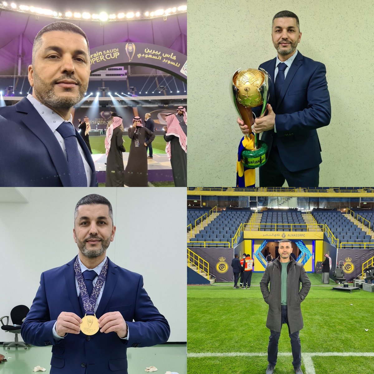 كمستشار فني في نادي النصر بمدرب الرديف اعطيته الفرصة اول مرة يدرب في الممتاز وبلاعبين عاديين وفي ظرف وجيز حققت ١٣ مبارة بدون هزيمة،اخرجت الفريق من المركز قبل الاخير إلى المركز الخامس وحققت كاس السوبر🏆يوم ٣٠/٠١/٢٠٢١،وانتم في اربعة مواسم ١٣ مدرب وأربعة رؤساء ولاعبين بالملايير ..👎🏻