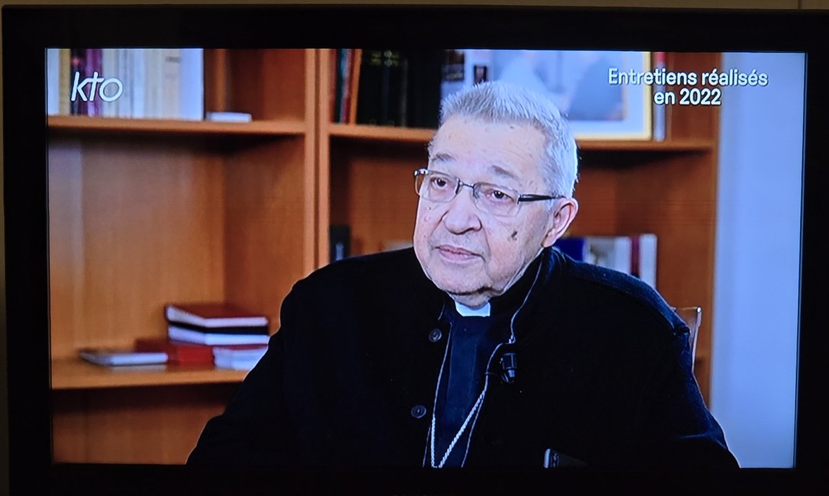 infoscathos's tweet image. Merci @KTOTV de rediffuser cet entretien de 2022 dans lequel le cardinal Vingt-Trois est questionné par Philippine de Saint-Pierre. Un moment très émouvant ❤️