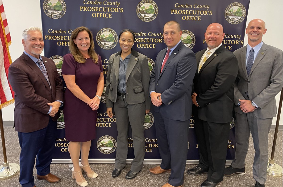 Camden County Prosecutor Grace C. MacAulay is pleased to announce the promotion of a veteran detective to sergeant. Sergeant Lateasha Jones will supervise the Trial Team Unit and Community Outreach and Engagement Unit. For details: camdencountypros.org/news/article/2…