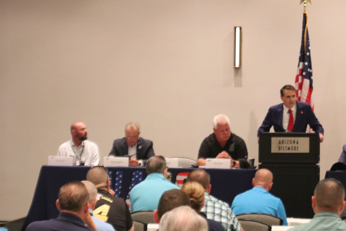 NAPOpolice's tweet image. NAPO was honored to have Deputy AG Todd Blanche address our membership at our 47th Annual Convention. We appreciate DOJ leadership having the backs of state and local law enforcement.