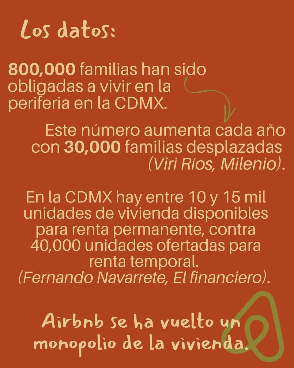 CiudadCasa's tweet photo. 🚫 Muchas familias son obligadas a vivir en las periferias por no poder acceder a una #viviendaAdecuada en zonas bien ubicadas.
📍 Lejos del trabajo, escuelas y servicios, su derecho a la ciudad se ve vulnerado.
#DerechoALaCiudad #ViviendaAdecuada #CasaYCiudadAC https://t.co/MA2vMhTqf0