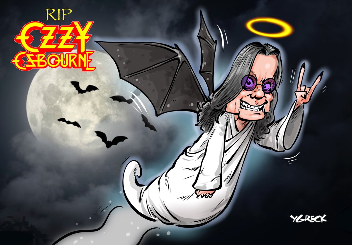 JdeMontreal's tweet image. La caricature du 22 juillet 2025: repose en paix Ozzy Osbourne ✍️ @ygreck
Article en lien avec ce dessin: journaldemontreal.com/2025/07/22/ozz…