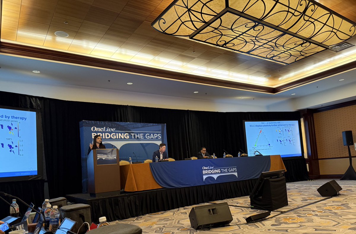 Fawzi Abu Rous, MD (@fawziaburous) on Twitter photo Kicking off the <a href="/OncLive/">OncLive.com</a> Bridging the Gap meeting with a powerful session on small cell lung cancer chaired by Dr. Jacob Sands and featuring insightful talks from <a href="/DrRaviSalgia/">Dr. Ravi Salgia</a> and <a href="/triparnasen/">Triparna Sen (Sen-Lab)</a>.
Grateful to be part of this event led by <a href="/NarjustFlorezMD/">Narjust Florez, MD, FASCO</a> and <a href="/DrEdKim/">Edward S. Kim, MD, MBA, FACP, FASCO</a>.
#BTGLung2025 Kicking off the <a href="/OncLive/">OncLive.com</a> Bridging the Gap meeting with a powerful session on small cell lung cancer chaired by Dr. Jacob Sands and featuring insightful talks from <a href="/DrRaviSalgia/">Dr. Ravi Salgia</a> and <a href="/triparnasen/">Triparna Sen (Sen-Lab)</a>.
Grateful to be part of this event led by <a href="/NarjustFlorezMD/">Narjust Florez, MD, FASCO</a> and <a href="/DrEdKim/">Edward S. Kim, MD, MBA, FACP, FASCO</a>.
#BTGLung2025
