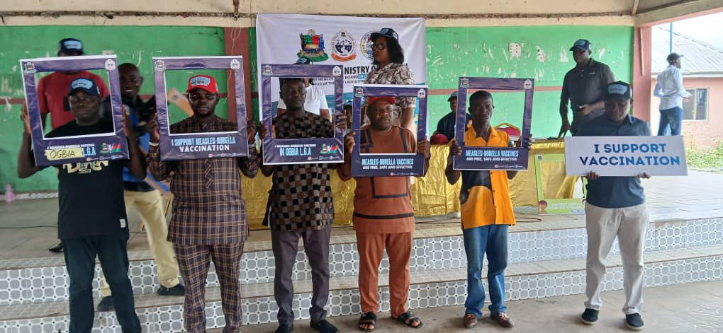 bysphcb's tweet image. Pictorial Highlights from the Measles-Rubella Vaccination Advocacy Campaign Flag-off in Ogbia LGA held on the 21st July, 2025.

#healthgistbybysphcb #bayelsastatehealthmatters #bysphcb #MeaslesRubella #measlesrubellaadvocacy #measlesrubellacampaignawareness