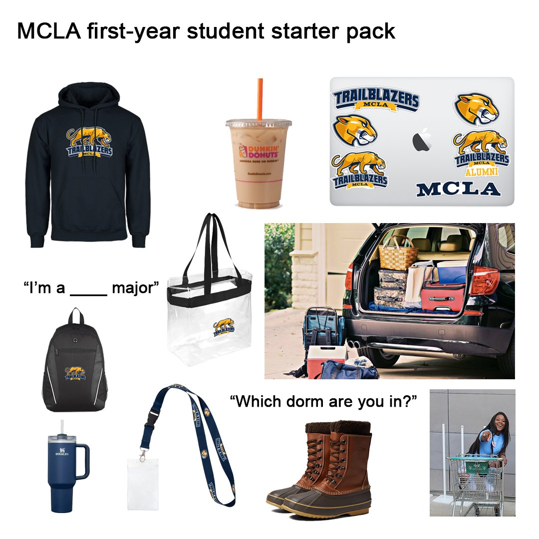 MCLA_EDU's tweet photo. Welcome to MCLA, where iced coffee is a personality and Bean Boots are practically a campus tradition. 💙💛 https://t.co/wsOiYKm4se