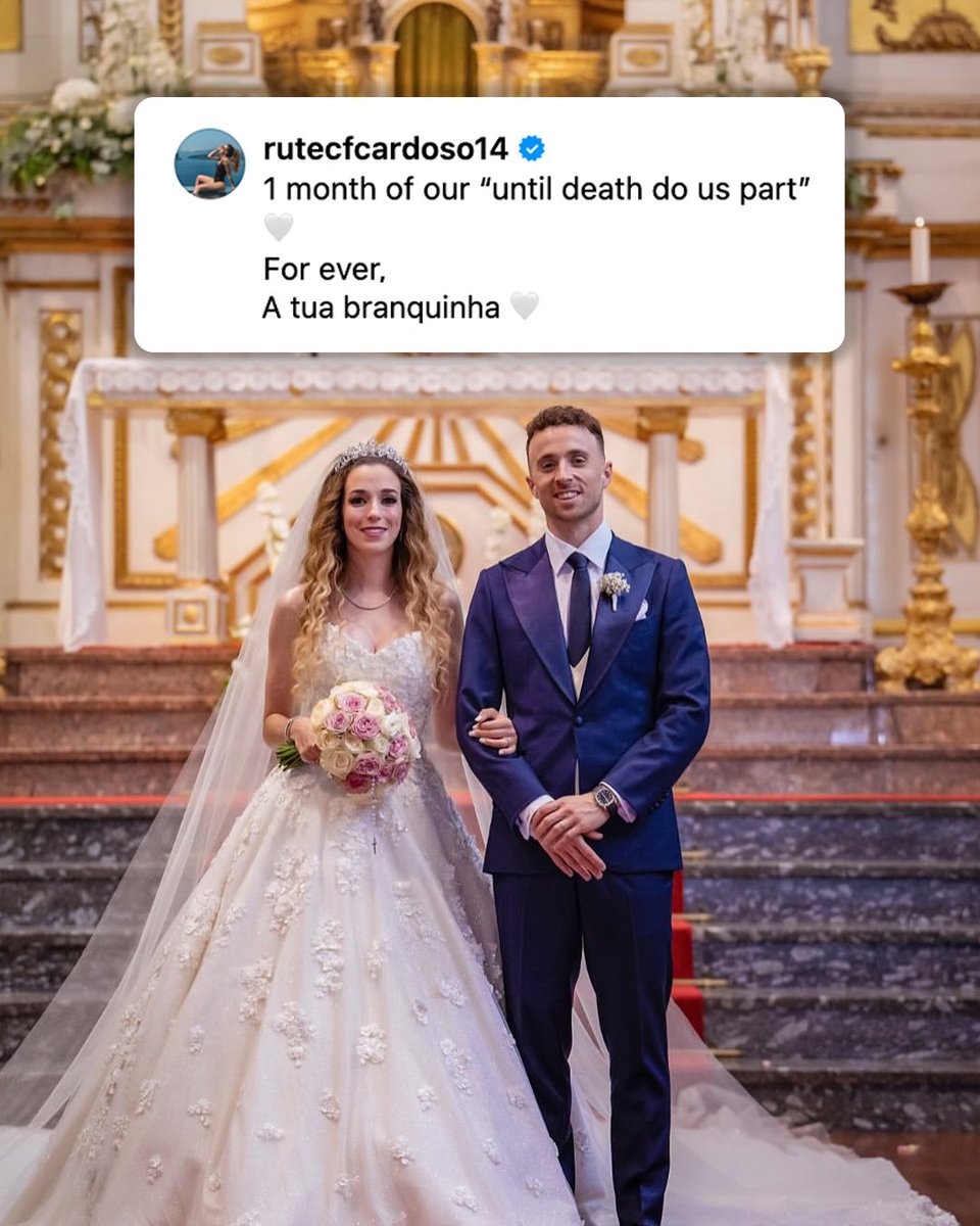 ESPNFC's tweet image. Diogo Jota's wife Rute's tribute to her late husband 💔🙏
(via rutecfcardoso/IG)