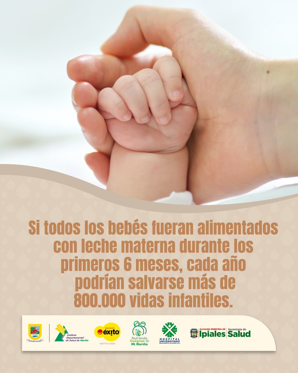 Amamantar salva vidas. Es un acto poderoso, silencioso y cotidiano que puede cambiar el futuro de miles de niños en el mundo. 💖

La lactancia no es solo natural: es vital.

#Lactatón
#IDSNEstáContigo