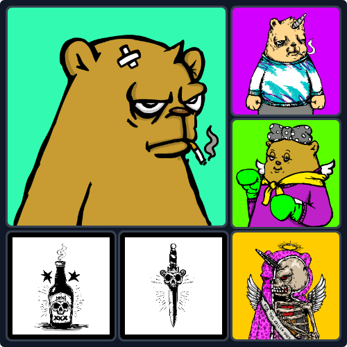 BuildXrp's tweet image. What @JcRivera BearChamp NFTs do you have? My new collage maker is coming out soon. Stay tuned!!