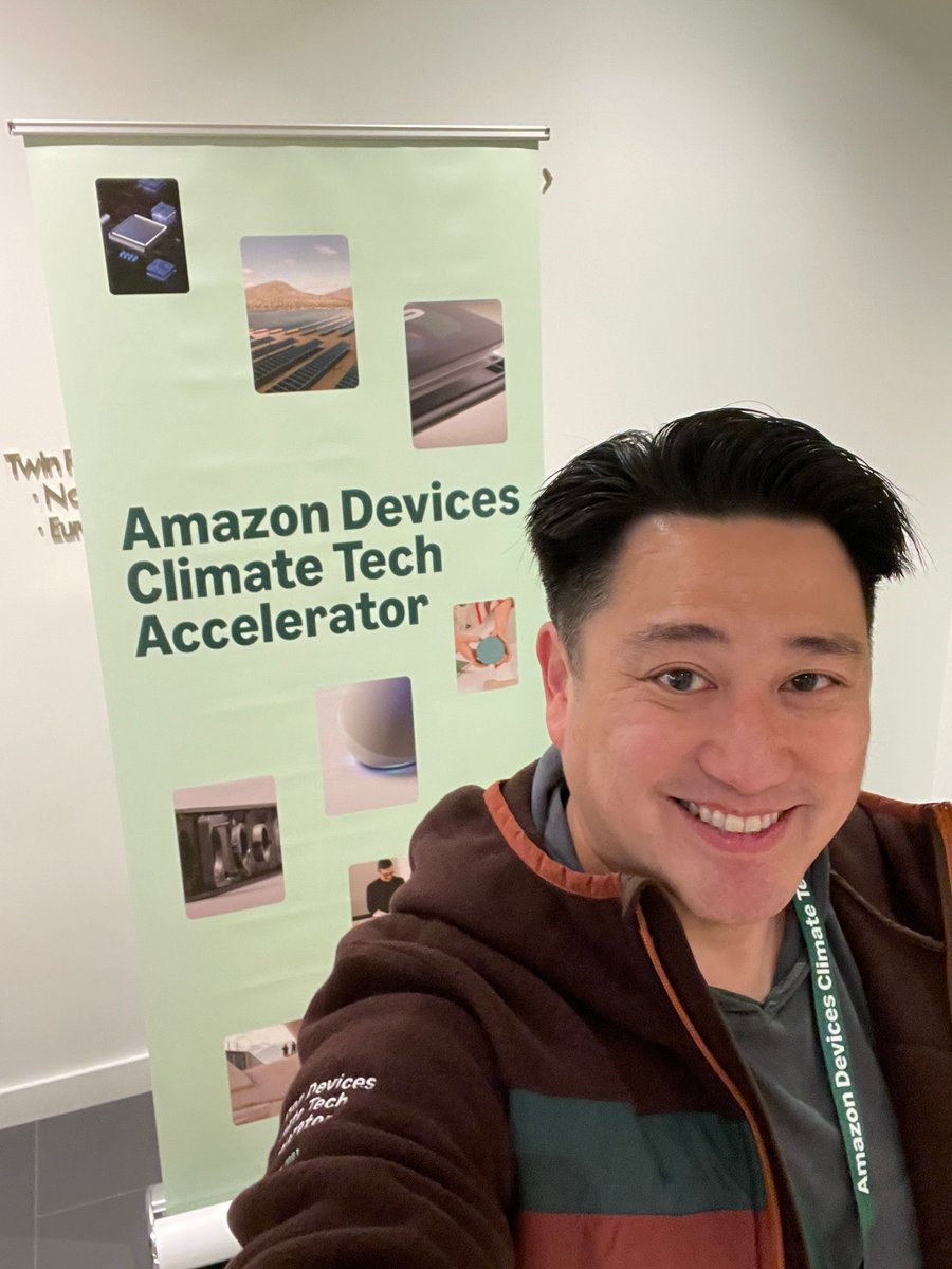 AmpriusInc's tweet image. Our VP of Sales, Ronnie Tao, is in San Francisco this week for the Amazon Devices Climate Tech Accelerator cohort kick-off event! 🍃

Looking forward to learning from Amazon’s sustainability and product teams.

$AMPX #ClimateTech #AmazonDevices #TheClimatePledge #Sustainability