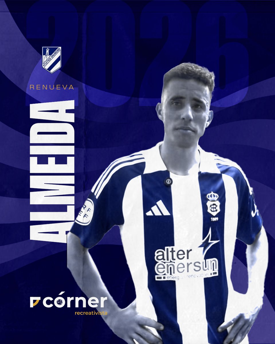 Recreativers (@recresemper) on Twitter photo 🚨ℹ️ Juan Almeida renueva 1+1 con el <a href="/recreoficial/">RC Recreativo de Huelva</a>.
🔹La renovación de Juan Almeida responde a una clara apuesta en club por el talento local. La evolución de Almeida en el <a href="/futbolbaserecre/">Fútbol Base Recreativo de Huelva</a> es muestra de ello.
🔹 Estará a caballo entre primer equipo y filial.
#Recre 🚨ℹ️ Juan Almeida renueva 1+1 con el <a href="/recreoficial/">RC Recreativo de Huelva</a>.
🔹La renovación de Juan Almeida responde a una clara apuesta en club por el talento local. La evolución de Almeida en el <a href="/futbolbaserecre/">Fútbol Base Recreativo de Huelva</a> es muestra de ello.
🔹 Estará a caballo entre primer equipo y filial.
#Recre