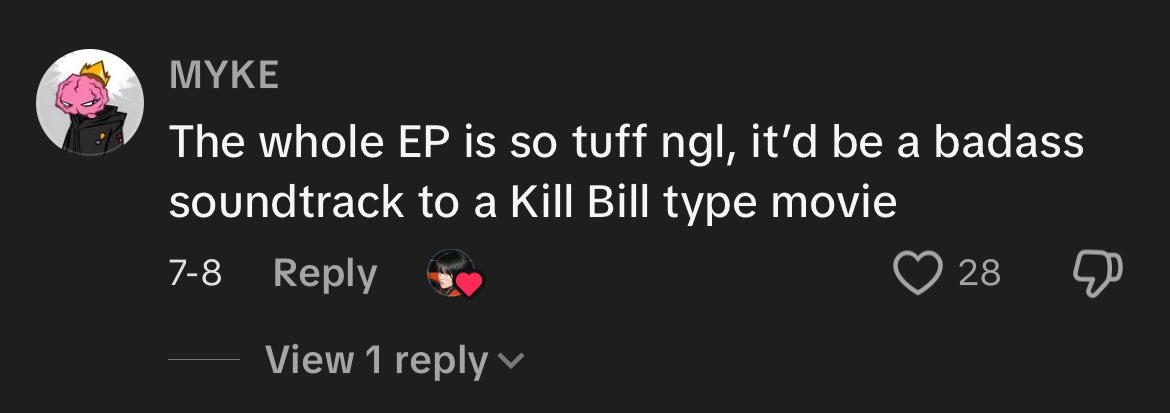 This comment I made literally sparked the entire idea…

EVERYONE PLEEAAAASE GO LISTEN TO HER STUFF 🥹🥹🙏🏼🙏🏼🙏🏼