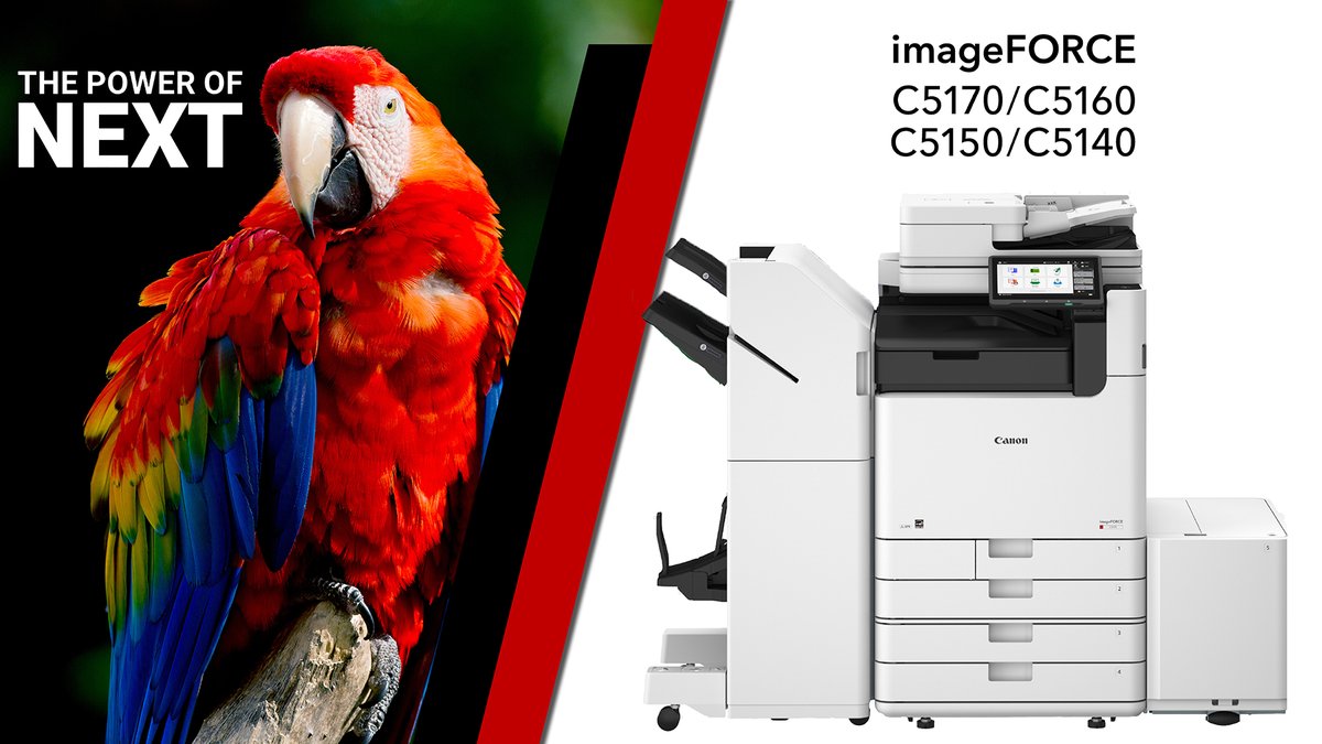 CanonUSA's tweet image. Introducing the Canon imageFORCE C5100 Series! Built for mid-to-high-volume environments, these multifunction printers combine speed, vibrant color, and advanced scanning in a sleek, user-friendly design.
Learn more: canon.us/3TQ213l