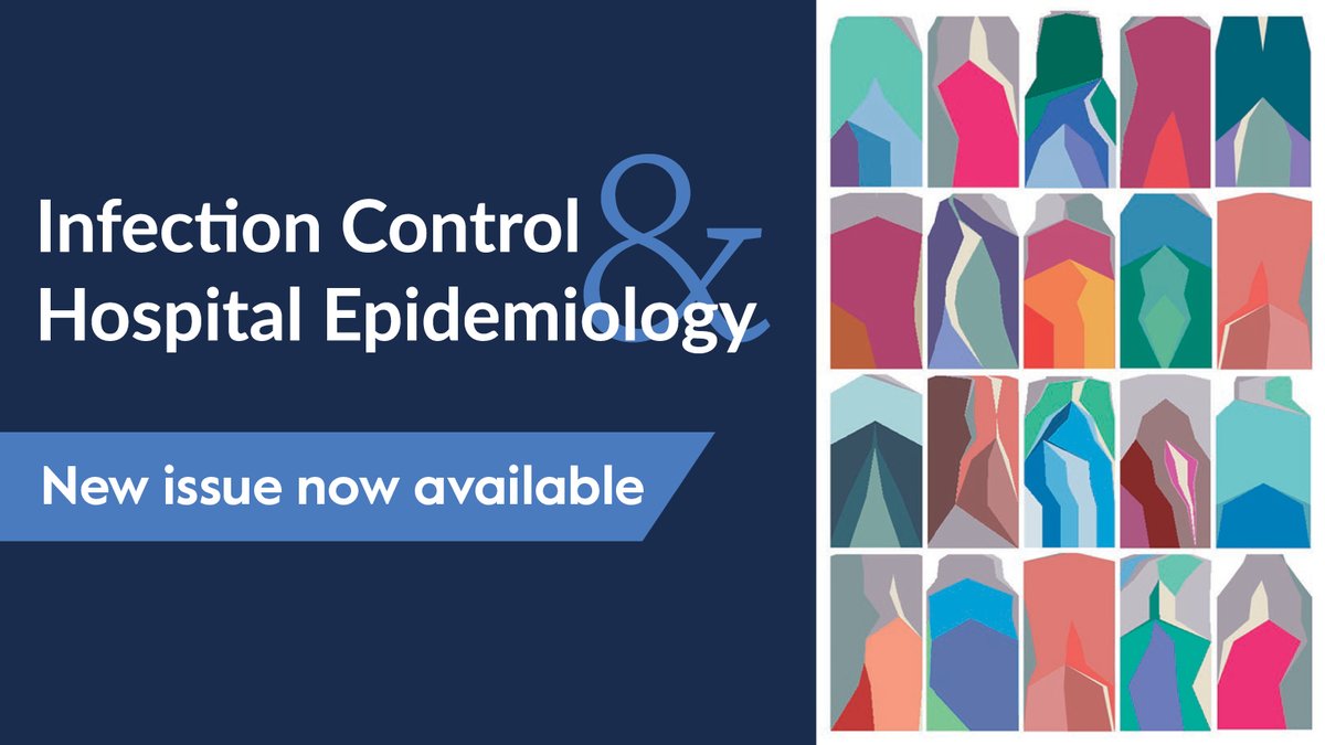 New Issue of Infection Control &amp; Hospital Epidemiology now available
📚 cup.org/4kLoWYj

<a href="/SHEA_Epi/">SHEA</a> <a href="/ICHEJournal/">Infection Control & Hospital Epidemiology</a>