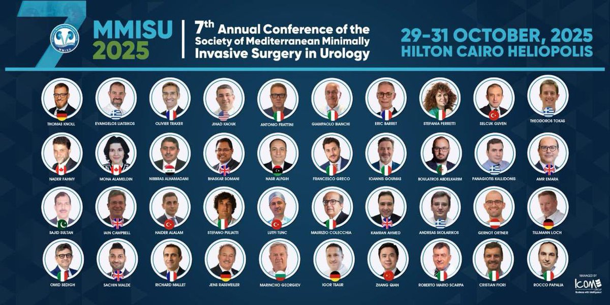 MMISU2025: Meet the experts.

Do not miss meeting the leaders of minimally invasive urology from all over the world………

Full program will be available soon!

For registration:

mmisu.org/registration-2/