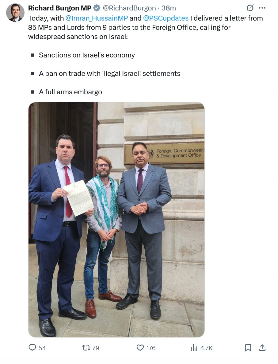 habibi_uk's tweet image. Israel Israel Israel we hate Israel Israel Israel we really really hate Israel Israel
This will be about as noteworthy in Middle East politics as a camel's fart.
Their gross obsession certainly won't accomplish anything at all for Bradford and Leeds.
Creeps. Creepy party too.
