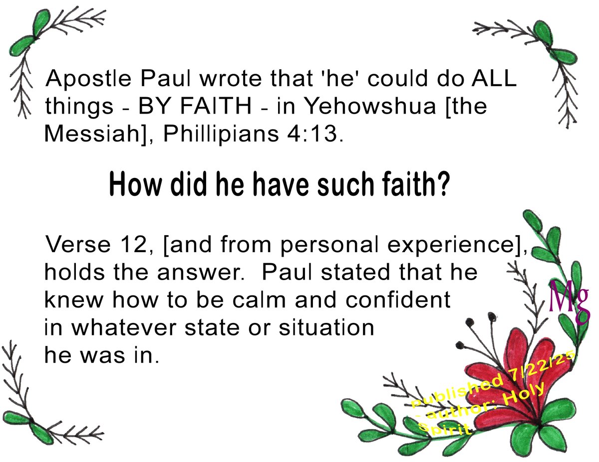 True Faith creates calm rather than chaos, Matthew 11: 28-30.