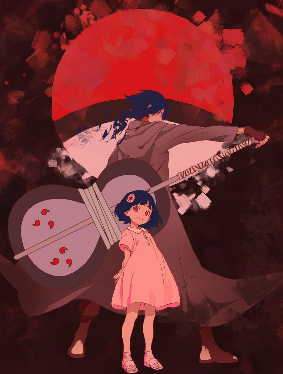 BiaujouLaura's tweet photo. j'ai pas l'habitude de faire un style ninga mais voici un petit dessin de tayuma et nami uchiha https://t.co/h3cpPp2SDr