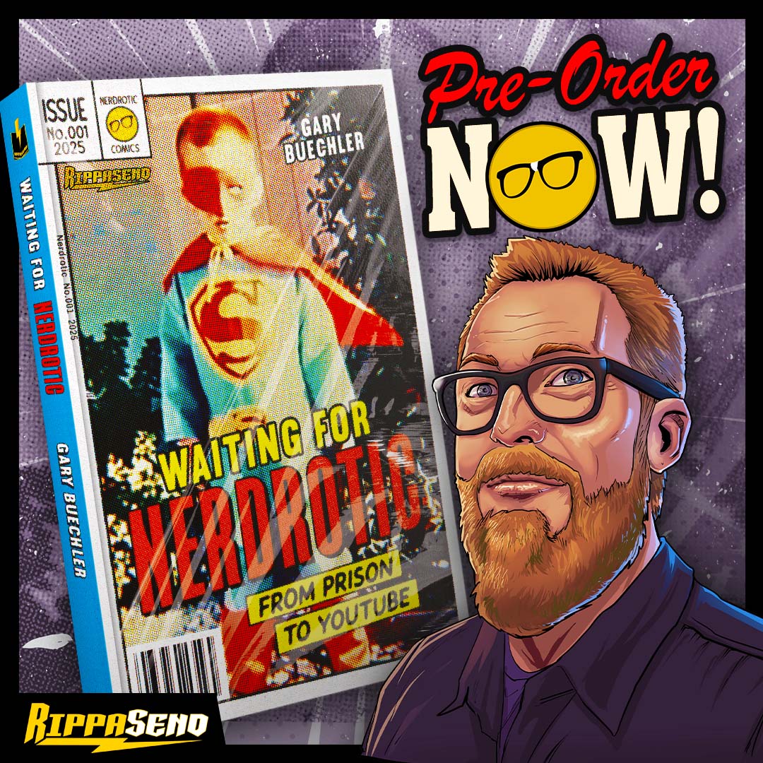 RippaSend's tweet image. Gary Buechler, aka 🟡 @Nerdrotics, has a tale to tell you--an unfiltered and impactful one! Check out his memoir 'Waiting For Nerdrotic: From Prison To YouTube' available to pre-order through @RippaSend! #RippaSend #RippaSendPublishing #Nerdrotic #WaitingForNerdrotic
📖…