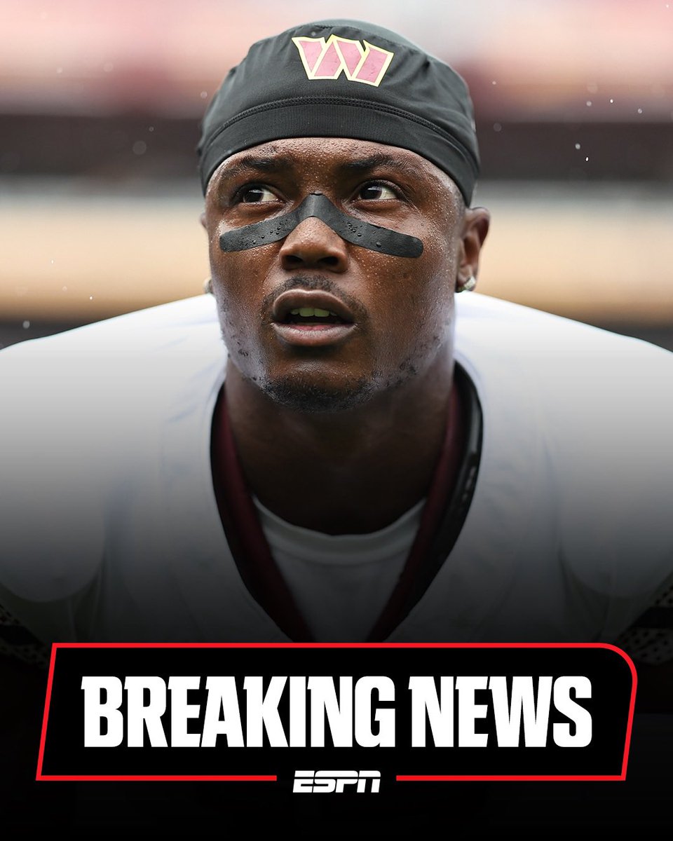 Washington WR Terry McLaurin, who is seeking a new contract, did not report to training camp today, per source. McLaurin was not present for the Commanders’ conditioning test today that marked an unofficial start of training camp. All other players are present and accounted for,