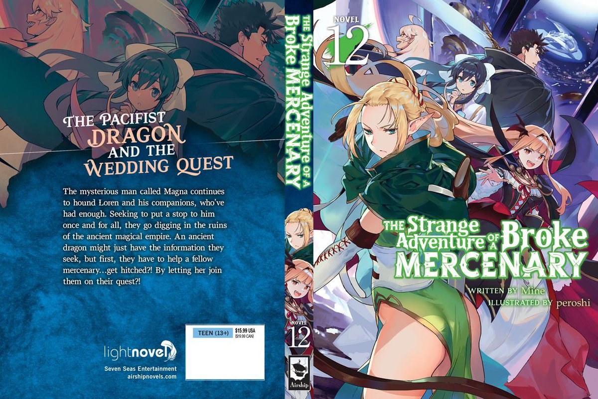 gomanga's tweet image. THE STRANGE ADVENTURE OF A BROKE MERCENARY (LIGHT NOVEL) Vol. 12
The gritty fantasy tale of a veteran mercenary who must start anew after he loses his old company—manga also from Seven Seas!
Out today in print/digital! See RETAILERS section:
sevenseasentertainment.com/books/the-stra…