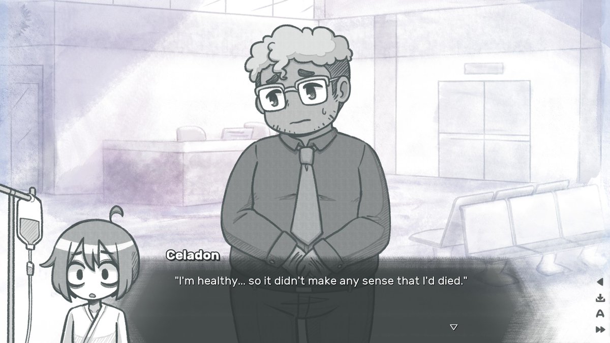 SerenityForge's tweet image. Celadon has failed Death’s trials countless times, but has not lost his resolve and is determined to revive. All he needs is a helping hand.
If you were presented with a choice would you help a stranger in need?
⏳ Play Return to Ash on Steam: store.steampowered.com/app/3445830/Re…