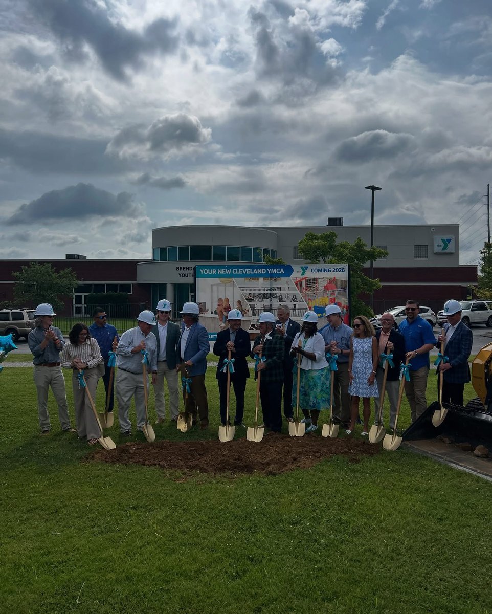 Congrats to the Cleveland Family YMCA on the expansion groundbreaking!